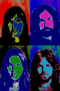 world famous PINK FLOYD celebrity BAND multiple image POP ART POSTER 24X36