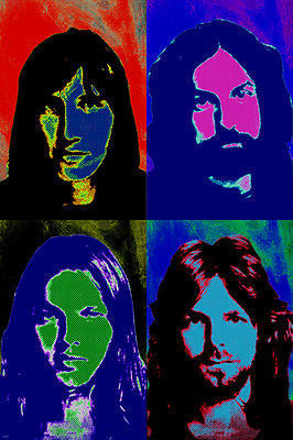 world famous PINK FLOYD celebrity BAND multiple image POP ART POSTER 24X36