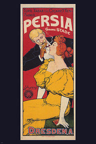 PERSIA VINTAGE AD POSTER josef goller germany 1893 24X36 prized VALUABLE