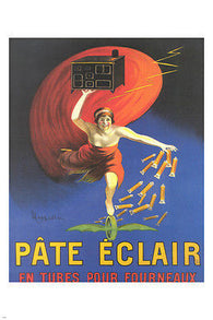 Vintage AD Poster PATE ECLAIR 24X36 First Rate STYLISH PRIZED COLLECTORS