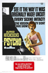 Hitchcock's PSYCHO movie poster HORROR THRILLER anthony perkins 24X36 COOL