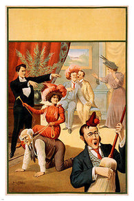 YOU DREAMT YOU WERE A HYPNOTIST vintage 1900 performing arts poster 24X36