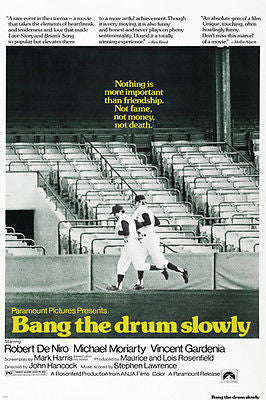 BANG THE DRUM SLOWLY movie poster robert de NIRO michael MORIARTY 24X36