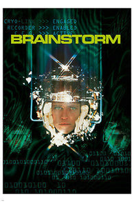 Christopher Walken - Brainstorm Movie Poster 24X36 Sci-Fi Thriller Hot