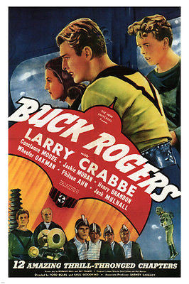 BUCK ROGERS dir. by ford BEEBE & saul A GOODKIND movie poster1939 24X36