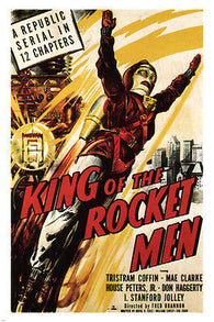 KING  of the ROCKET MEN movie poster directed by FRED C. BRANNON 1949 24X36