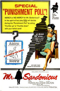 EVIL SPIRIT PUNISHMENT MR. SARDONICAS movie poster guy ROLFE top hat 24X36
