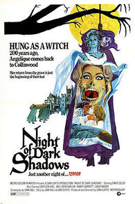 NIGHT OF DARK SHADOWS movie poster WITCH HANGING 200-YEAR-OLD TERROR 24X36