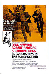 BUTCH CASSIDY and the SUNDANCE KID robert REDFORD paul NEWMAN action 24X36