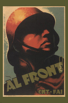 Spanish Civil War VINTAGE POSTER Carles Fontseré Spain 1936 24x36 NEW PRIZED