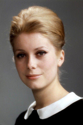 FRENCH BEAUTY CATHERINE DENEUVE head shot poster CLASSY RARE 24X36