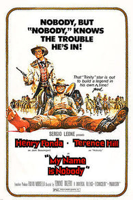 movie poster MY NAME IS NOBODY terence HILL henry FONDA western fun 24X36