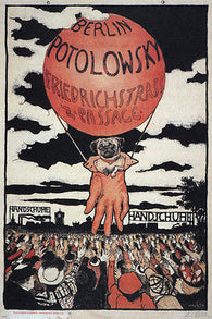 potolowsky VINTAGE AD POSTER emil orlik GERMANY 1897 24X36 collectors