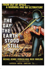 THE DAY THE EARTH STOOD STILL by Robert Wise 1951 MOVIE POSTER 24X36 new rare