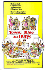 lucille ball henry fonda YOURS MINE & OURS movie poster WEDDING CAPER 24X36