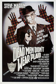 steve MARTIN in DEAD MEN DON'T WEAR PLAID movie poster zany COMEDY 24X36