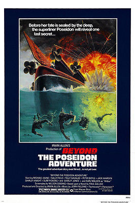 Beyond the Poseidon Adventure movie poster MICHAEL CAINE SALLY FIELD 24X36