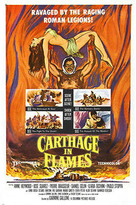 CARTHAGE IN FLAMES roman LEGIONS movie poster HEYWOOD SUAREZ 24X36