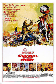 CUSTER OF THE WEST ROBERT SHAW movie poster CALVARY western EPIC 24X36