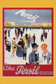 AHA PERSIL vintage ad poster AUSTRIA 1927 24X36 classic excellent PRIZED