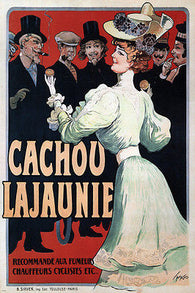 Cachou Lajaunie Vintage Ad Poster Francisco Tamagno France 24X36 Collectors