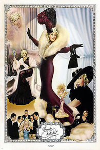 ALL THINGS MAE signed MAE WEST poster COLORFUL COMMANDING collectible 24X36