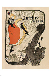 JANE AVRIL vintage AD poster TOULOUSE-LAUTREC france 1893 24X36 ART classic