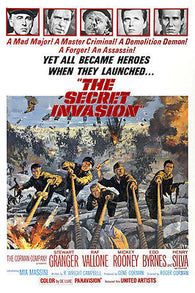 THE SECRET INVASION movie poster STEWART GRANGER adventure action 24X36