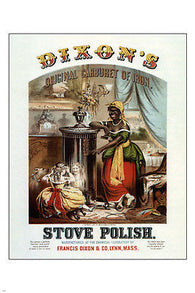 STOVE polish VINTAGE ad POSTER united STATES 1860 24X36 PRIZED COLLECTORS