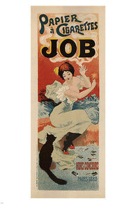 JOB CIGARETTE PAPER Vintage Ad Poster Georges Meunier France 1894 24X36 new
