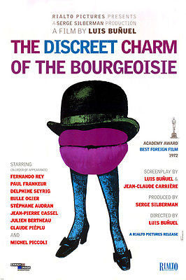 Charme-discret-de-la-bourgeoisie MOVIE POSTER LUIS BUNUEL director 24X36 -VW0