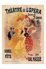 théâtre de l'opéra VINTAGE AD POSTER jules chéret france 1899 24X36 unique