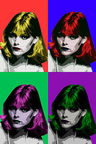 ACTRESS michelle pfeiffer CELEBRITY pop art poster MULTIPLE IMAGES 24X36