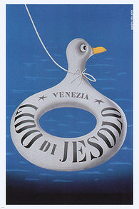 VENEZIA LIDO DI JESOLO vintage ad poster DINON PELLARIN italy 1949 24X36 new