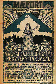 Maefort-Hungary's first airline Vintage Travel Poster Austria-Hungary 24X36