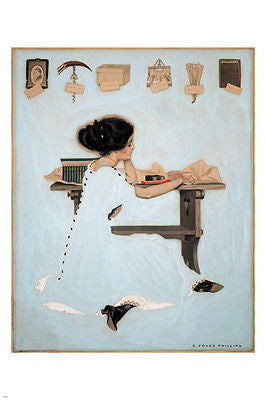 KNOW ALL MEN BY THESE PRESENTS - Cole Phillips FINE ARTS 1910 POSTER 24X36