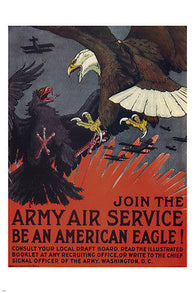 JOIN THE ARMY vintage WAR poster Charles Livingston Bull USA 1917-1918 24X36