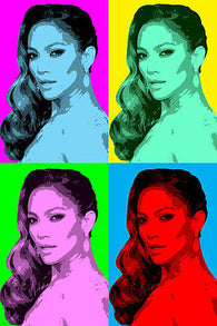 celebrity singer JENNIFER LOPEZ multiple image POP ART poster 24X36 HOT new