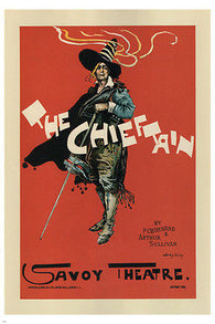 THE CHIEFTAIN vintage poster DUDLEY HARDY UK 1895 24X36 THEATRE colorful GEM