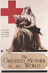 THE greatest MOTHER vintage poster by FORINGER usa 1918 24X36 war red cross