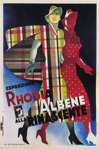 exhibition RHODIA vintage AD POSTER marcello DUDOVICH italy 1936 24X36 HOT