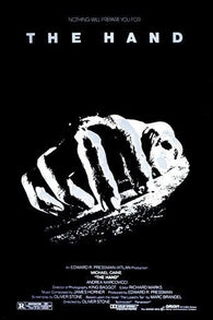 oliver stone's THE HAND 1981 vintage movie poster PSYCHOLOGICAL HORROR 24X36