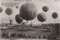 GERMAN international balloon race VINTAGE PHOTO 1908 b/w photography 24X36