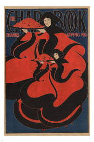 The Chap Book - Thanksgiving VINTAGE POSTER Will Bradley US 1895 24X36 New