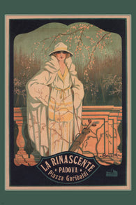 La Rinascente VINTAGE ad poster ANSELMO BALLESTER Italy 24X36 HOT new RARE