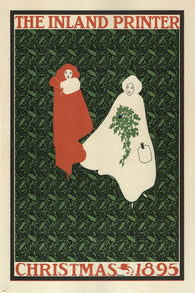 the INLAND PRINTER vintage ad poster WILLIAM H. BRADLEY USA 1895 24X36 hot