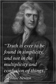 SIR ISAAC NEWTON english physicist mathematician QUOTE POSTER inspires 24X36