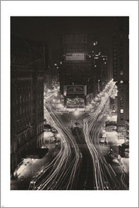 TIMES SQUARE during dim out R.W. SHIPMAN vintage photo poster ARTISTIC 24X36