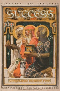 SUCCESS vintage mag poster christmas JOSEPH CHRISTIAN LEYENDECKER 24X36 rare