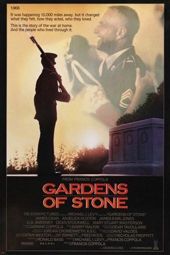 vietnam war era GARDENS OF STONE 1987 movie poster MILITARY soldiers 24X36